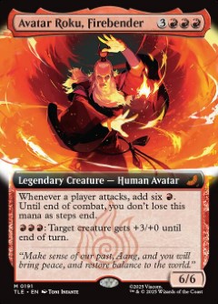Avatar Roku, Firebender Avatar- The Last Airbender Eternal Bordless